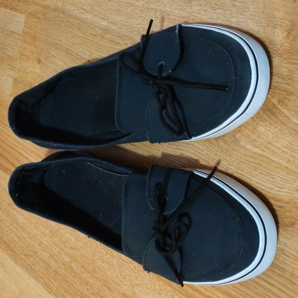 LNC RARE VINTAGE‼️ Nike Navy Blue and White Tie-Up Flats, size 9.5 US LIKE NEW! - Picture 2 of 8